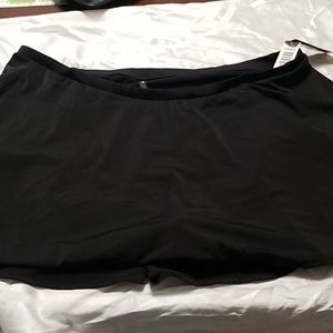 High waisted swim skirt